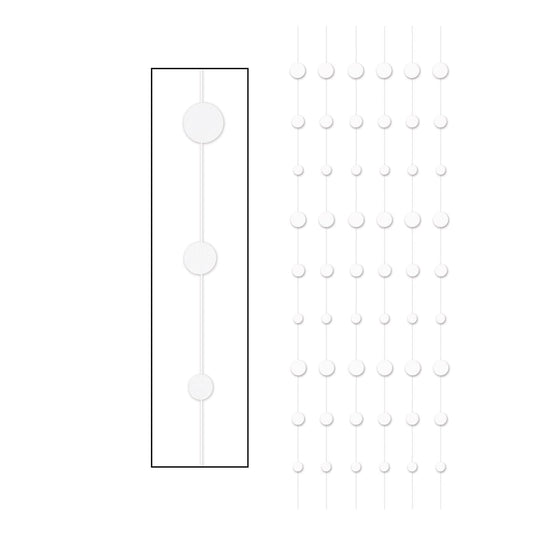 Beistle Garland, 6 feet, White