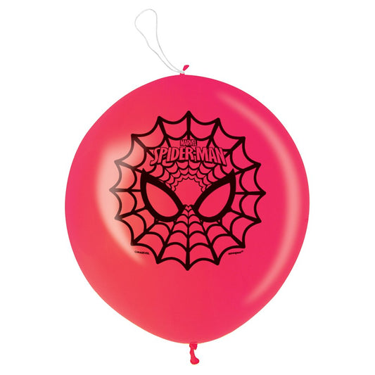 Unique Industries Spiderman Punch Ball Balloons 16", 2 Ct.