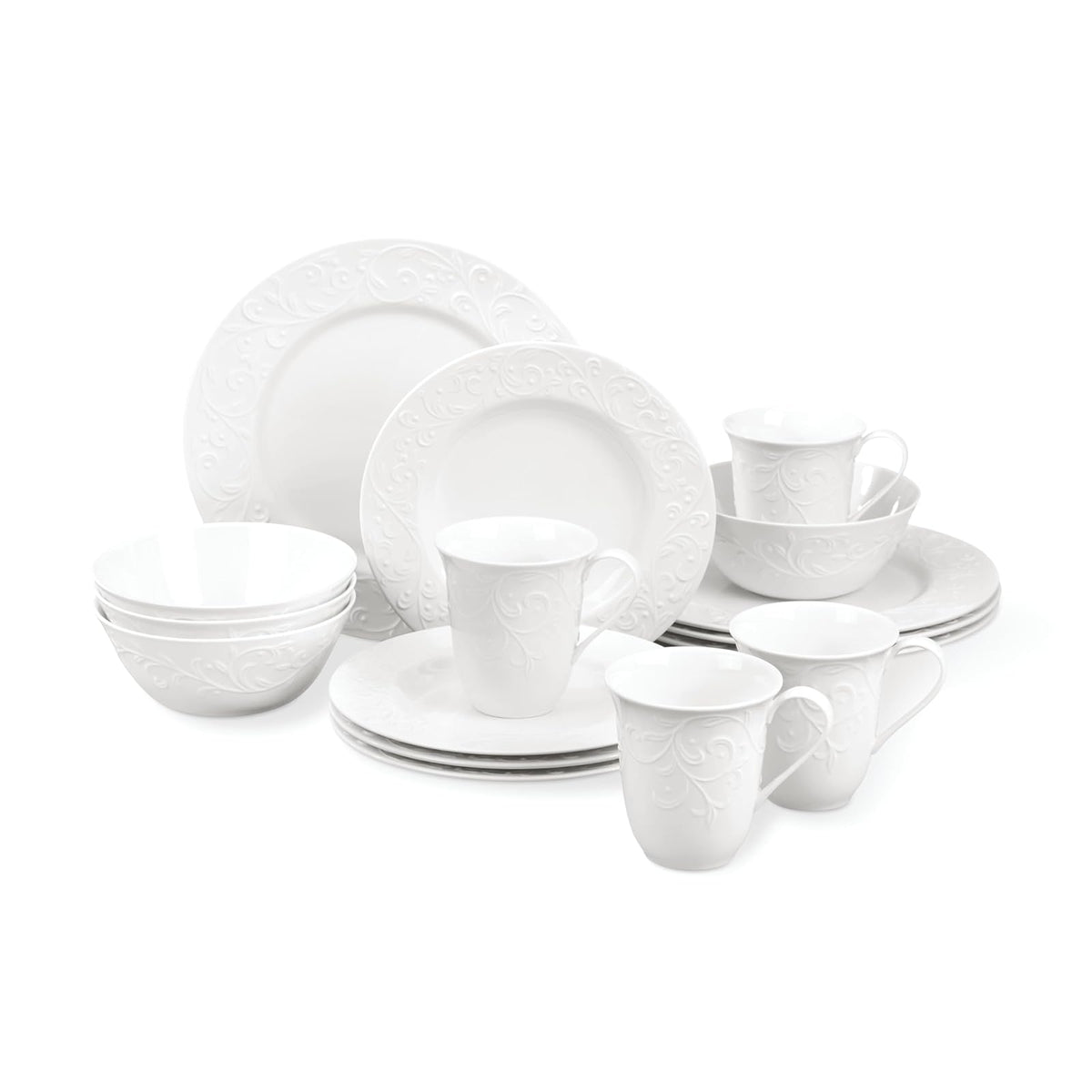 Lenox Dishware Bowl, 21.55 LB, 16-Piece Place Setting