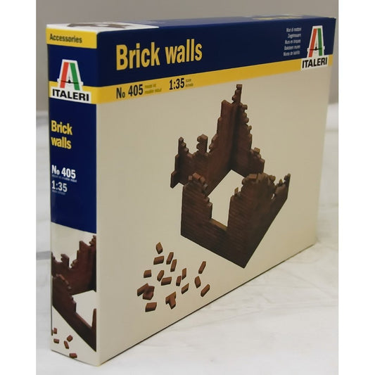 MRC Italeri Models World War II Brick Walls Model Kit