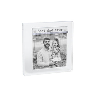 Mud Pie Picture Frame, 4 1/4" x 4 1/4", Dad