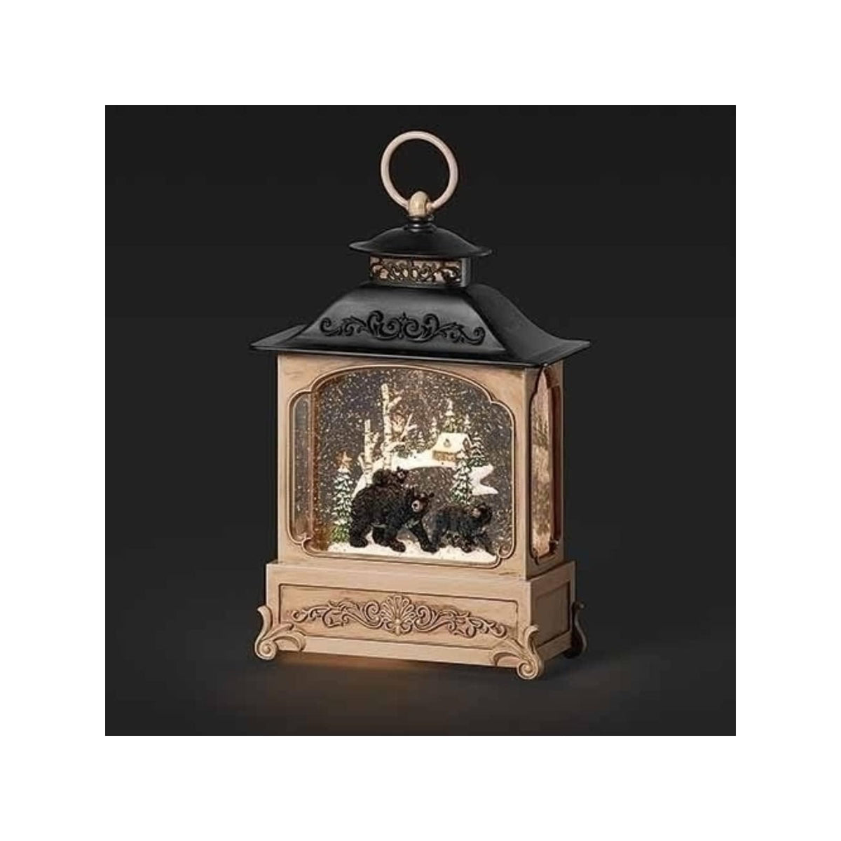 Roman Lamp, 12 inches, Black