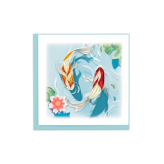 Quilling Strips Greeting Card, 6 in. x 6 in, Multicolor