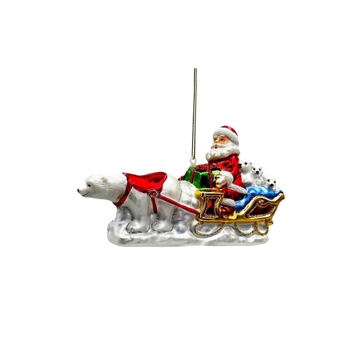 OrnamentallyYou Hanging Ornament, 5.98in (L) x 1.57in (W) x 3.35in (H), Polar Be