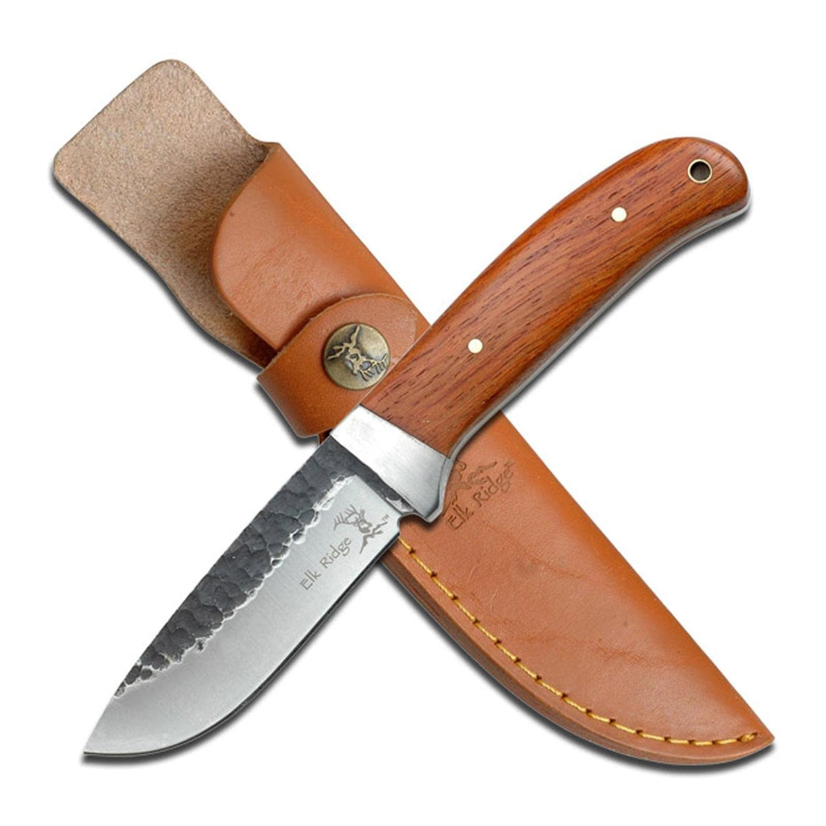 Elk Ridge Knife, 8-Inch Overall, Brown