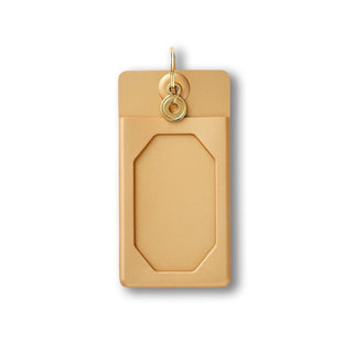 Oventure Badge Holder, 4.75 x 2.5in, Gold