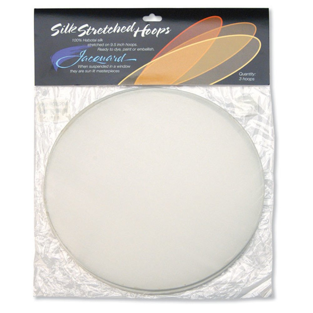 Jacquard Stretched Silk Hoops 3 Pack