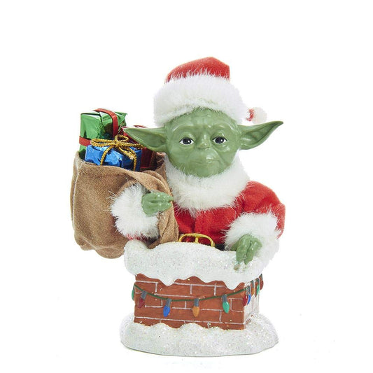 Kurt Adler Kurt S. Adler 5.5-Inch Yoda in Chimney Table Piece, Multi