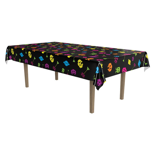 Beistle 80's Tablecover Party Accessory (1 count) (1/Pkg)