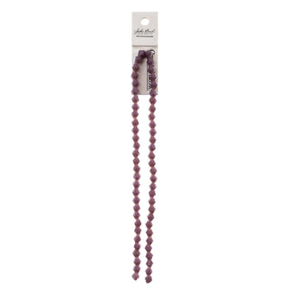 John Bead Craft Bead, 6mm, Opaque Dark Purple