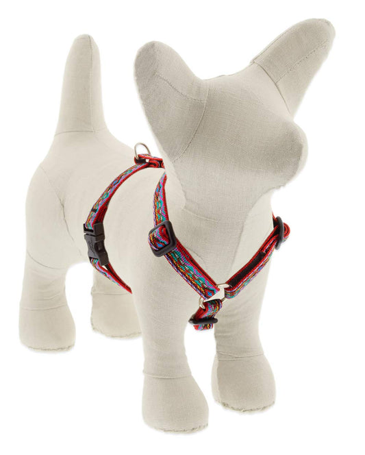 Lupine Pet Small Adjustable Dog Harness 1/2" Wide El Paso Design with 12-20" Adjustable Girth