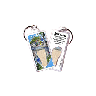 FootWhere Keychain, Small, Kw101 - Streetscape