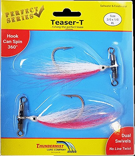 Thundermist Lure Company Fishing Hook, 8/0, Pink