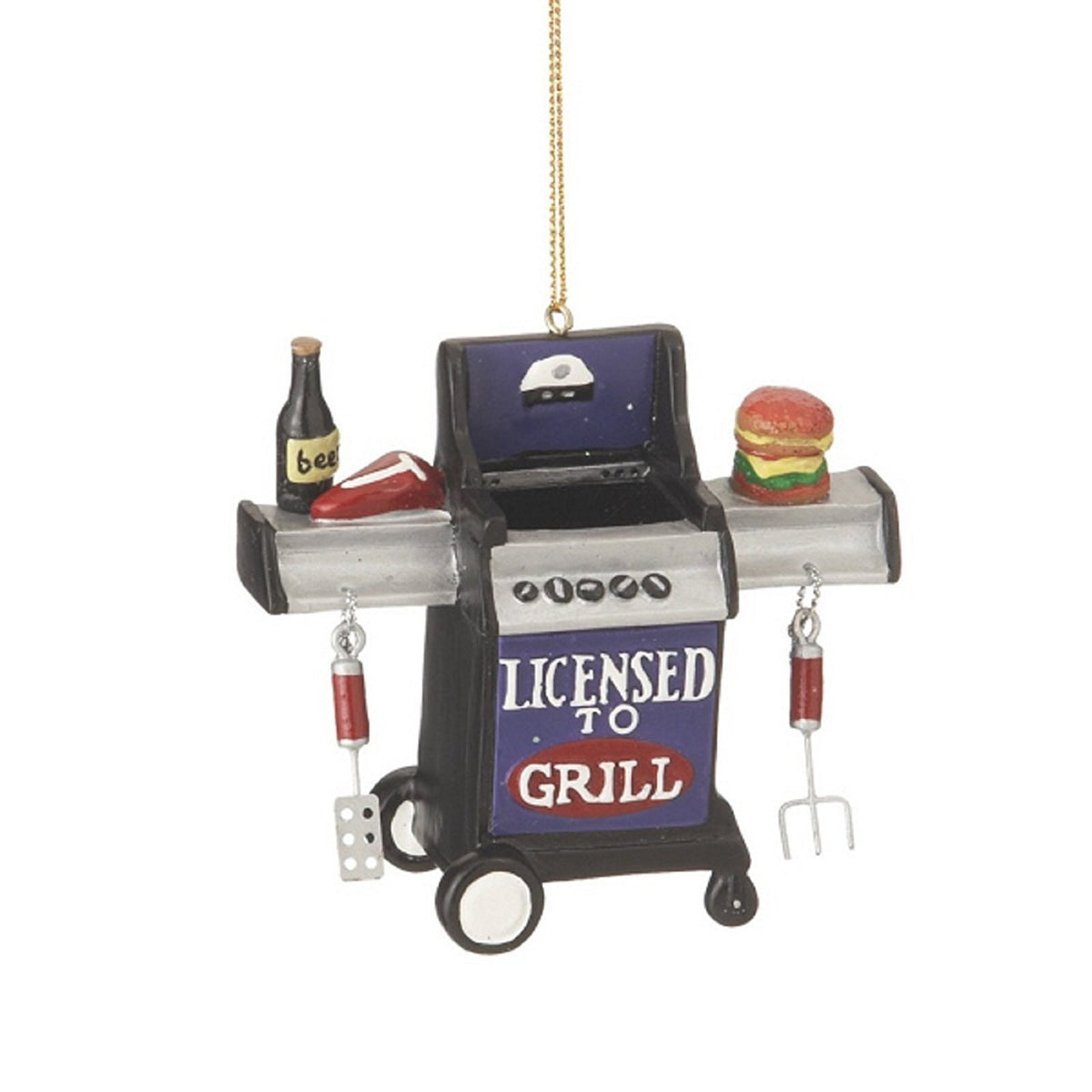 Midwest-CBK Hanging Ornament, 3.75" Length x 1.5" Width x 3.25" Height, Multi Co