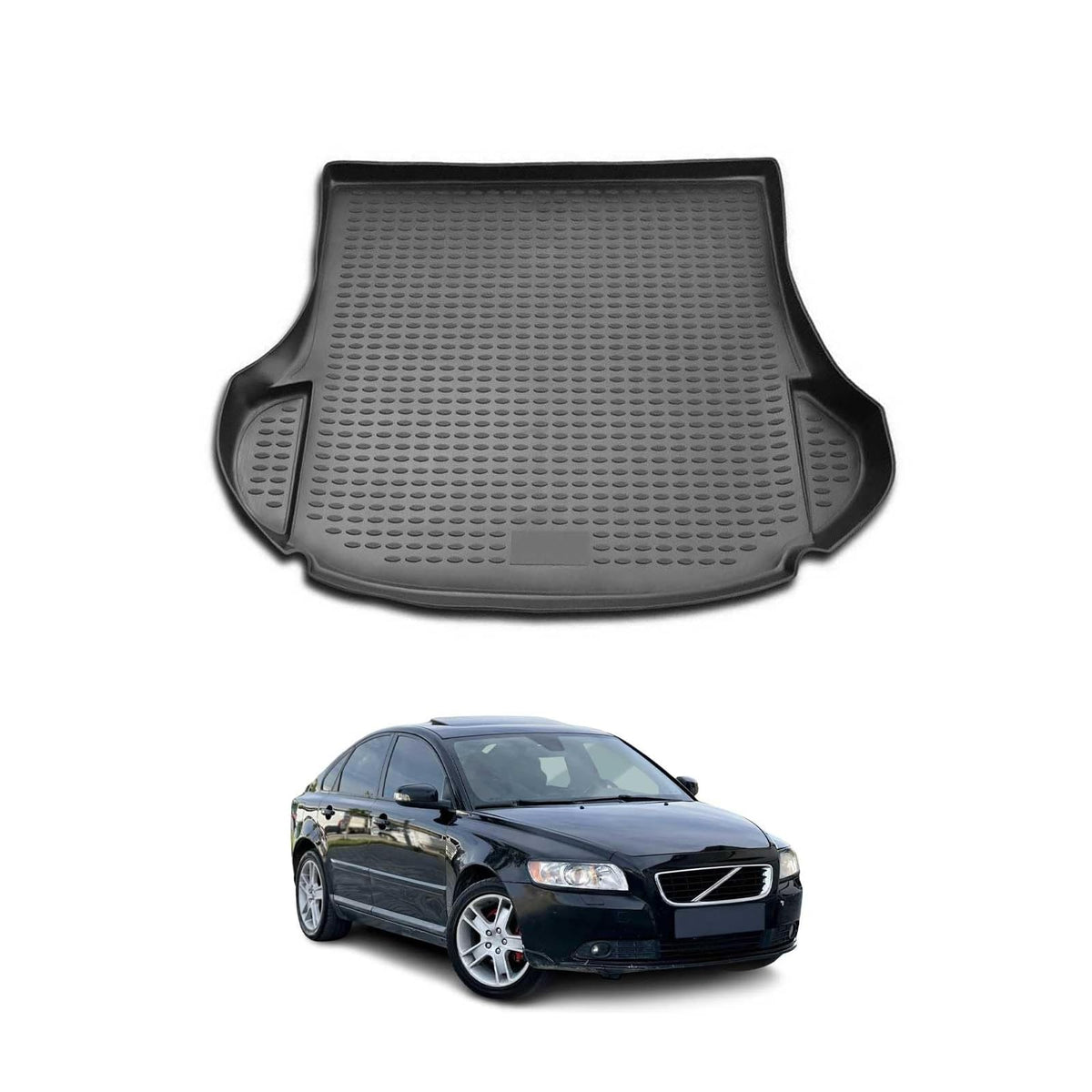 OMAC Vehicle Mat, S40 2004-2012 / Black, Cargo Liners