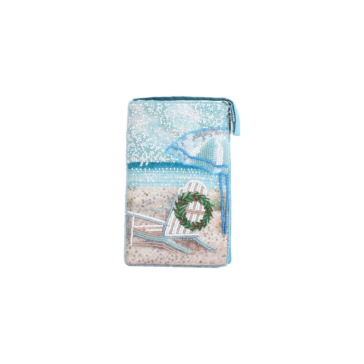 Bamboo Trading Handbag, 4.5" W x 7.5" H, Blue