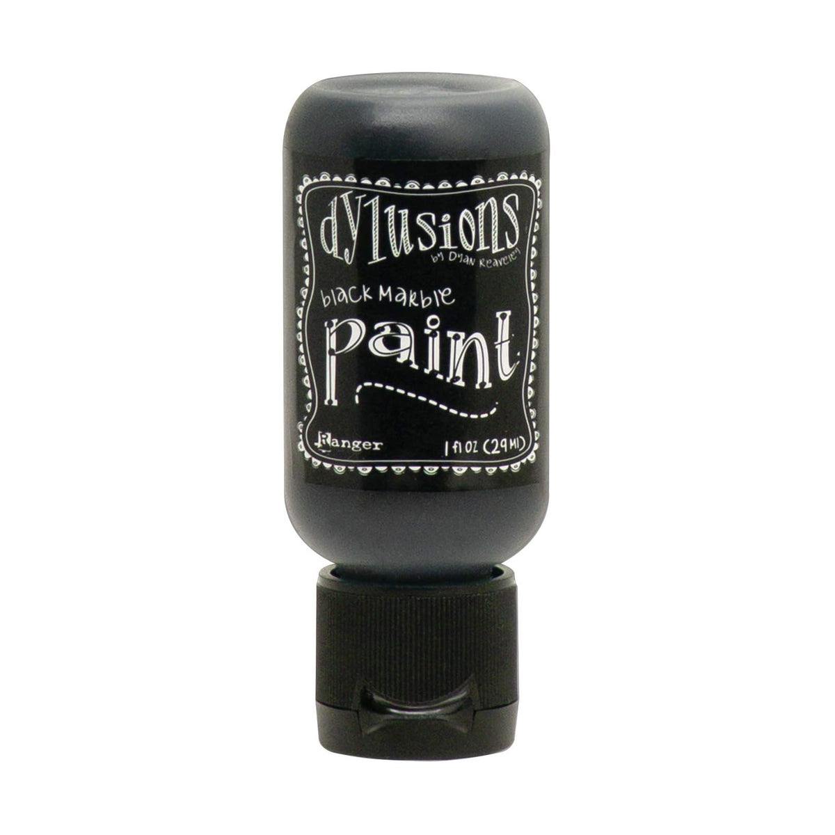 Dylusions Paint, 1oz, Black Marble
