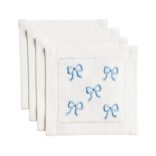 Mud Pie Cloth Napkin, 6" x 6" (Set of 4), White
