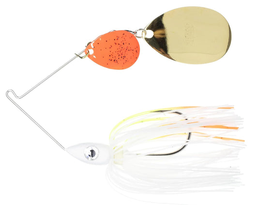 Nichols Lures KS125-38 Pulsator Hoosier Red Kicker Series Spinnerbait Cole Slaw, 3/8 oz