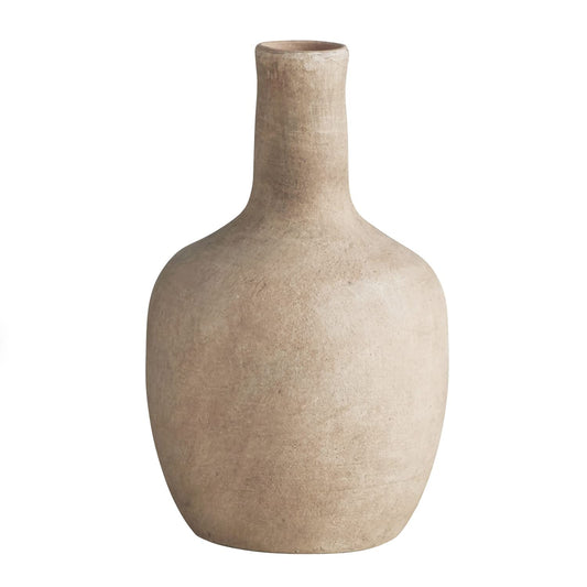 47th & Main Rustic Terracotta Vase, Small, Taupe