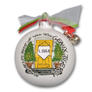 Magnolia Lane Hanging Ornament, 3.5 inches, Lsu Tigers