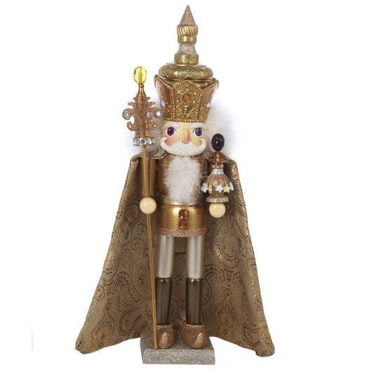 Hollywood Nutcrackers Kurt Adler Hollywood King Nutcracker, 18-Inch, Gold