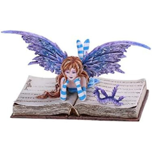 Pacific Trading Giftware PT Amy Brown Art Original Collection Bookworm FAE Resin Collectible Figurine