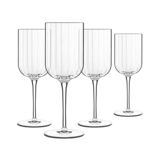 Luigi Bormioli Rocco 11284/01 Bach 13.5 oz Red Wine Glasses Clear, Set of 4