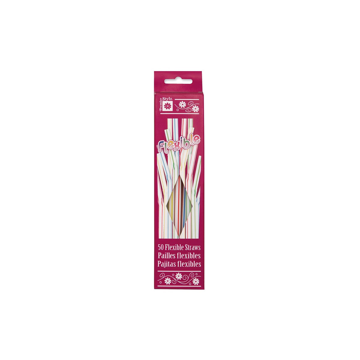 Unique Drinking Straw, One Size, Multicolor
