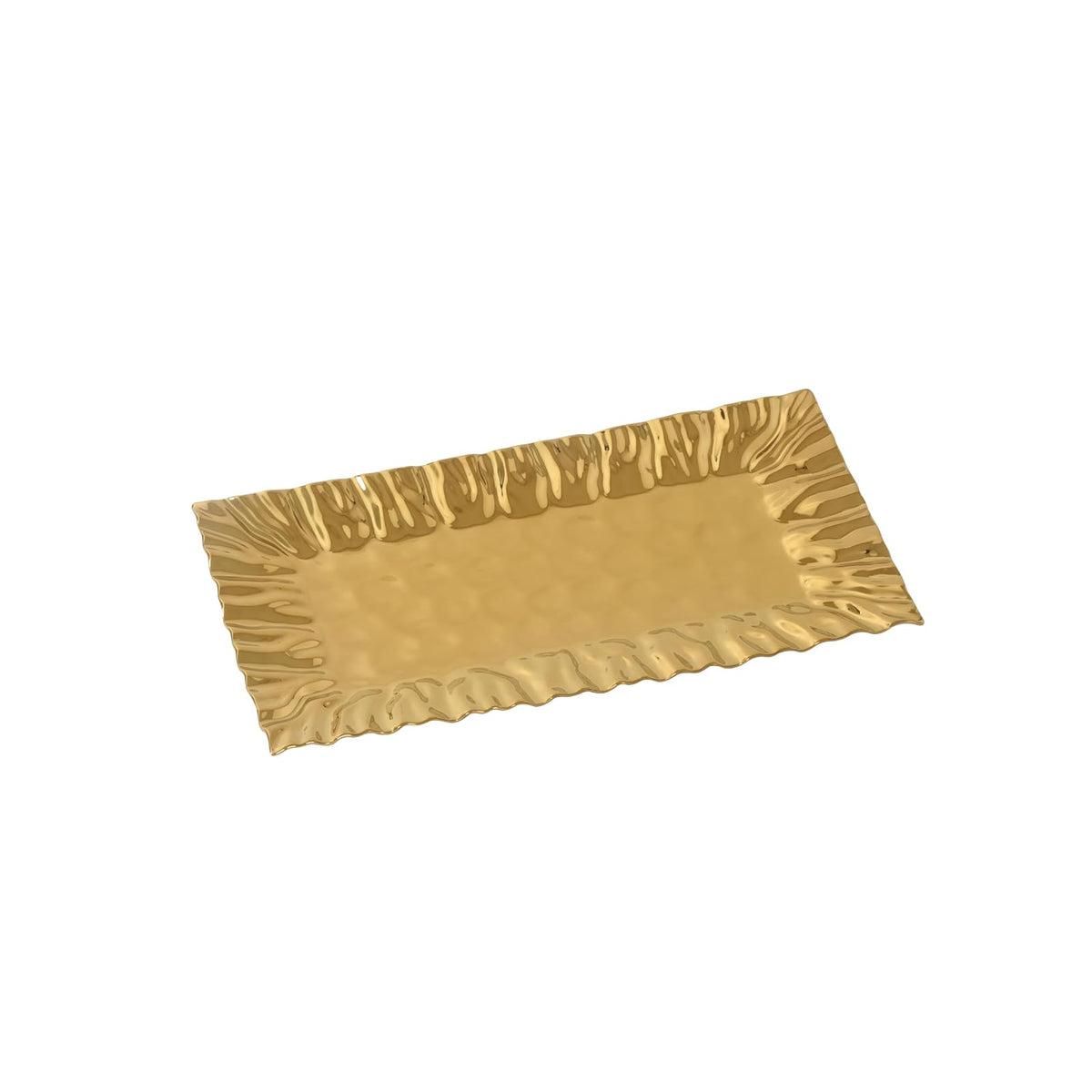 Pampa Bay Dishware Plate, Large, Mascali D'oro Gold