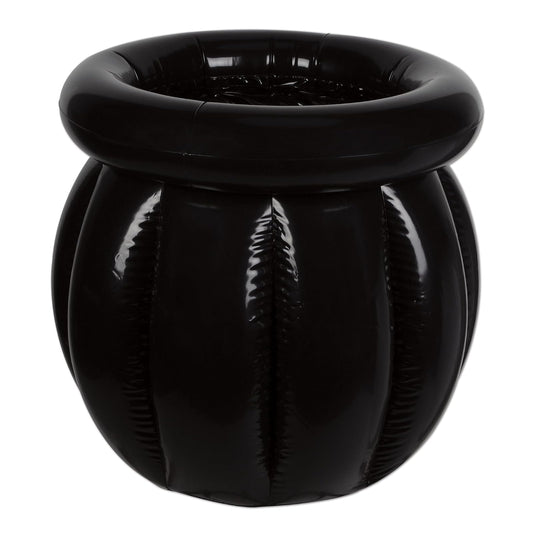 Beistle Novelty Inflatable Cauldron Drink Cooler Happy Halloween Party Beverage Holder, 22 x 18