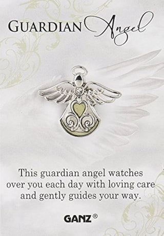 Ganz Pin - Guardian Angel "This guardian angel watches over you each day with loving care and gently guides your way."