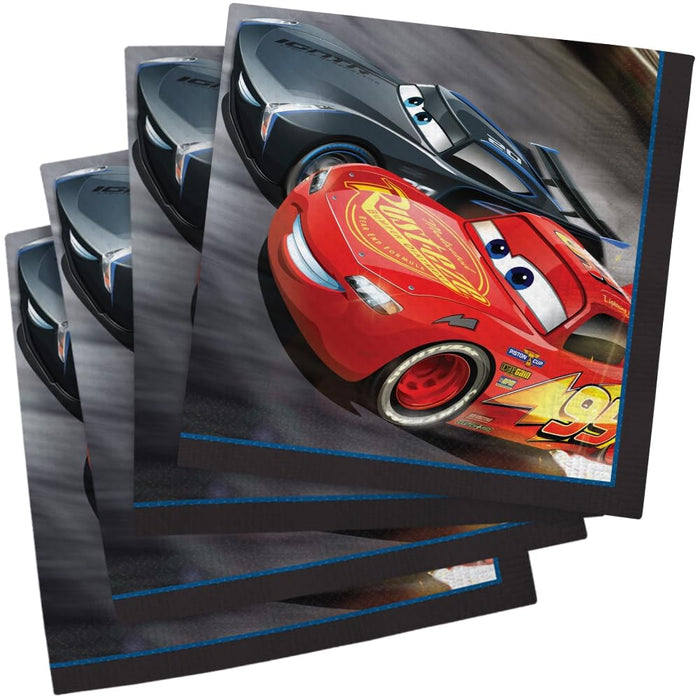 Unique Industries Unique 59922 Disney Cars 3 | Luncheon Napkins | 16ct