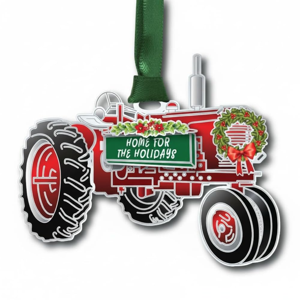 Beacon Design 62665 Home for The Holidays Tractor Hanging Ornament