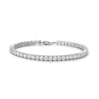 Diamond Treats Bracelet, S/M, Clear/Silver