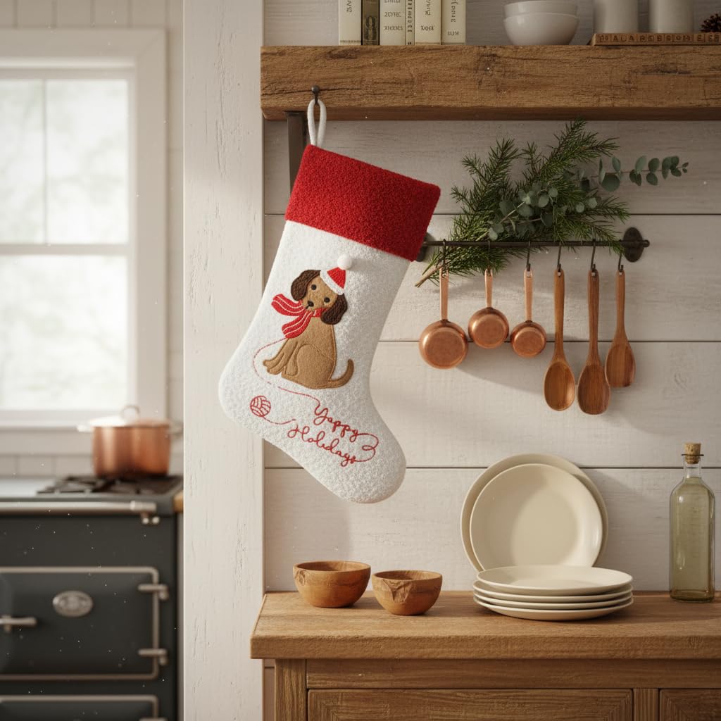 Comfy Hour Home, Red White, rustic
