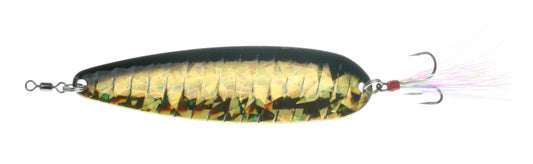 Nichols Lures 4FS13-34 4" Lake Fork Flutter Spoon Golden Shiner, 3/4 oz