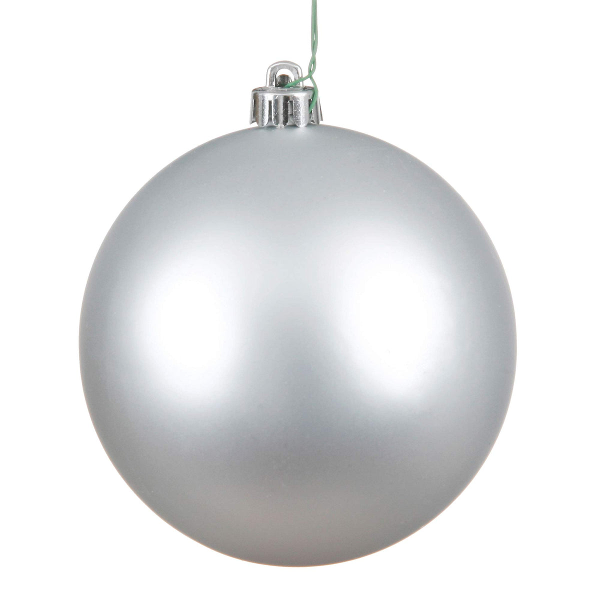 Vickerman Hanging Ornament, 4", Silver