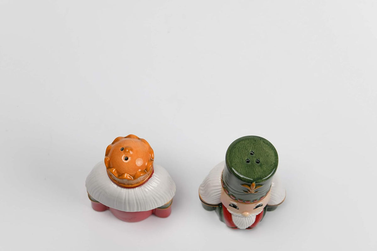 Comfy Hour Farmhouse Home Decor Collection Nutcracker Salt & Pepper Set, Dolomite