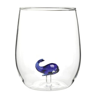 Slant Collections Drinking Cup, 18 Ounces, Blue Whale