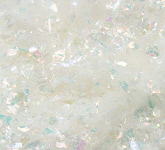 Meyer Imports Snow White Flitter Flakes Iridescent Ice Glitter Flakes for Nail Art - Lightweight Holographic Polyester - 311-4328 - 1/2 oz (14 Grams)