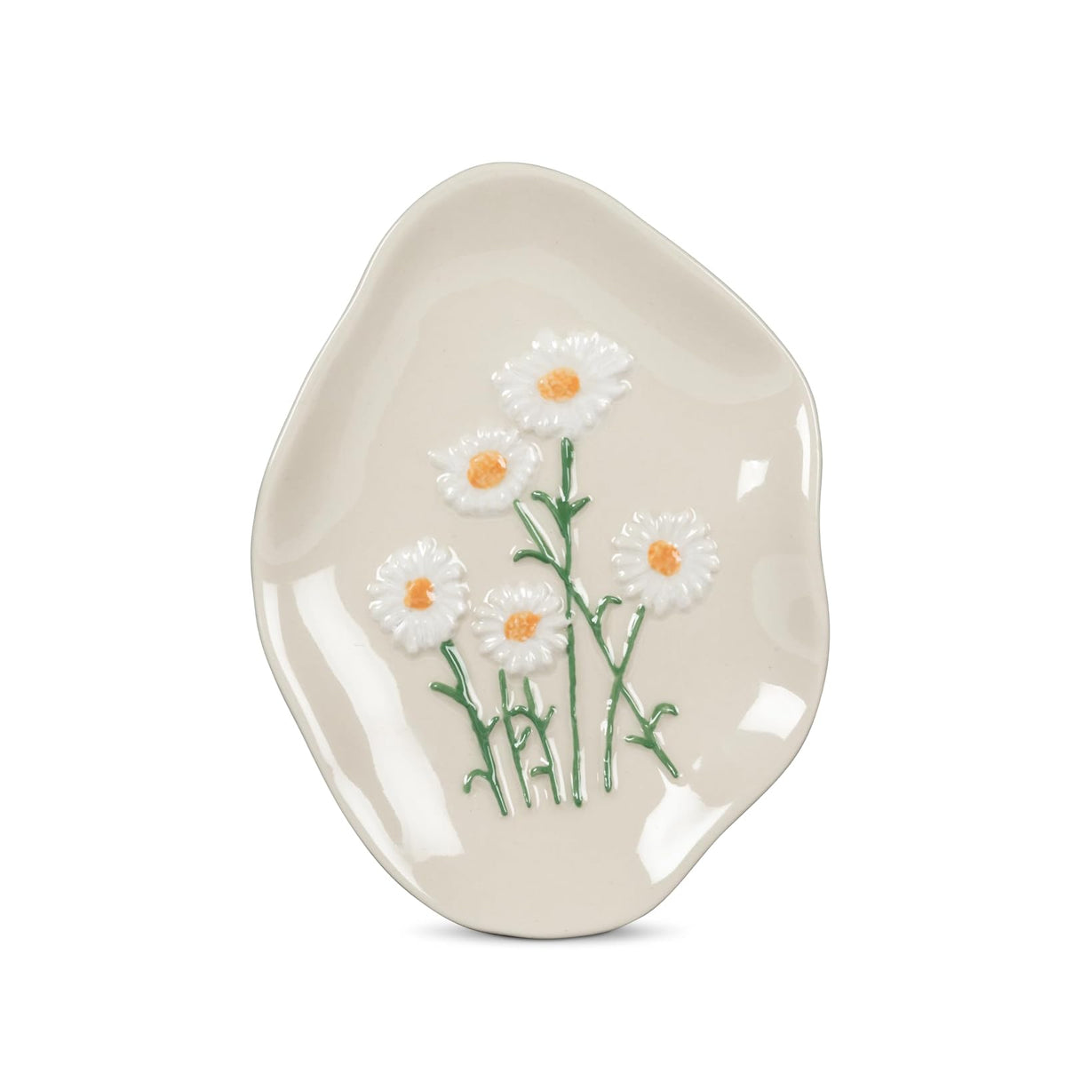 Abbott Collection Dishware Plate, 5"L, Daisy