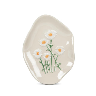 Abbott Collection Dishware Plate, 5"L, Daisy