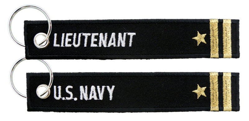 U.S. Navy / Lieutenant - USN Embroidered Key Chain Fob