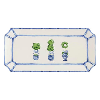 Mud Pie Tray, 6 3/4" x 14 1/2", Green
