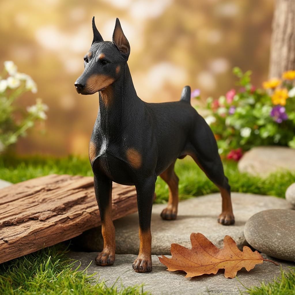 Comfy Hour 7 Inch Doberman Statue, Pinscher Dog Figurine
