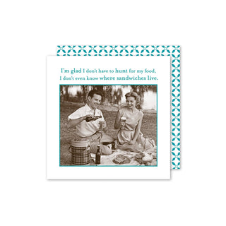 Shannon Martin Design Disposable Napkin, 5X5, Sandwiches