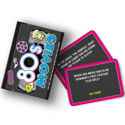 Gift Republic Awesome 80s Movie Trivia 100 Cards Questions Game