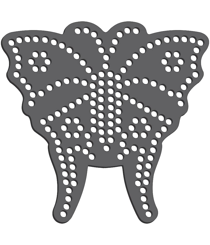 Rhinestone Genie Butterfly 4.5" Magnetic Rhinestone Template(s), Black