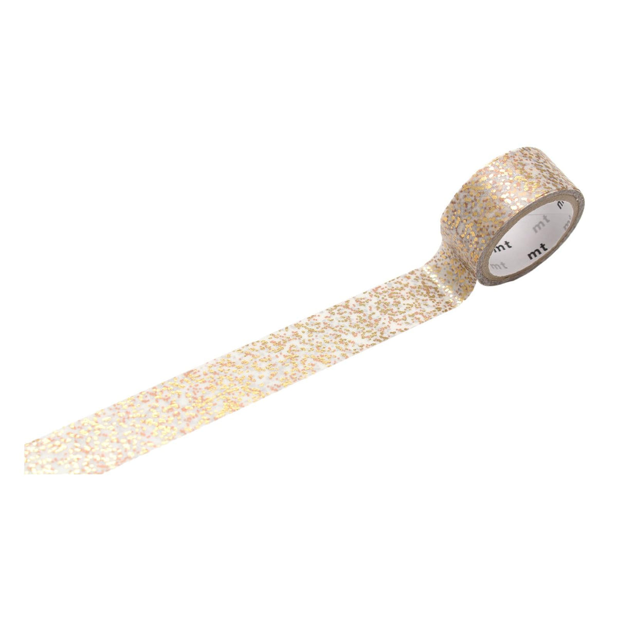 MT Masking Tape Adhesive Tapes, 0.6 in. x 10 ft. (15mm wide), Particle Gold (0.6